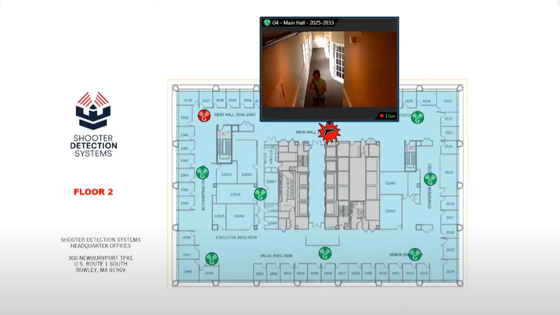 Gunshot detection demonstration